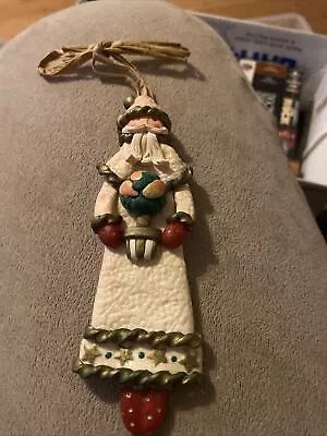 Vintage Santa Claus Ornaments Folk Art  Cynthia Madrid  Midwest Cannon Falls • $19.90