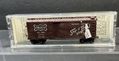 Micro-Trains 21145 (21080) Frisco SLSF 52065  40' Plug Door Boxcar   Weathered • $14.99