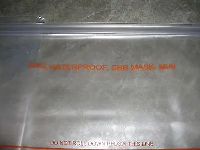 US Military Waterproof Gas Mask Dry Bag - New Never Been Issued • $7.95