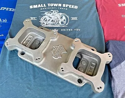 DUAL 4 BARREL Carb Adapter FOR 142 144 BLOWER Intake Manifold 2x4 B&M Holley • $479