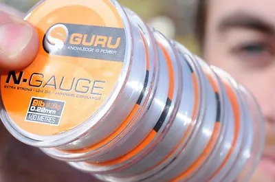£5.95 • Buy Guru N-Gauge Fishing Line - Extra Strong Rig Line , All Breaking Strains