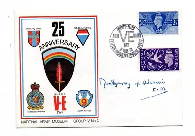 $181 • Buy (V929) National Army Museum 1970 F M Montgomery Alamein Signed Cover VE Day