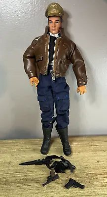 WWII Airmen Navy Pilot Officer Toy Soldier - 21st Century - 12in Action Figure • $39.95