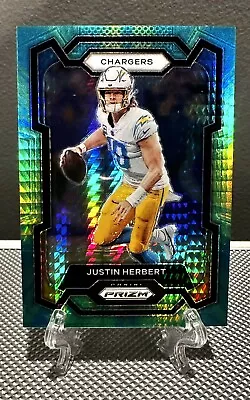 2023 Prizm JUSTIN HERBERT #/175 SP Green Hyper Prizm Parallel🔥LA Chargers • $25