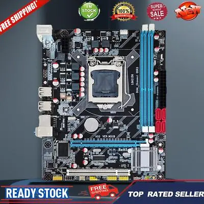 LGA1156 Motherboard Set 4 SATA DDR3 Memory Desktop Motherboard USB2.0 For I3 530 • $56.09