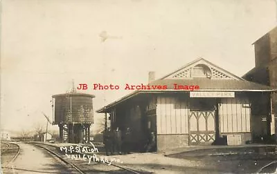 Depot Missouri Valley Park RPPC Missouri Pacific Railroad Station Photo • $87.99