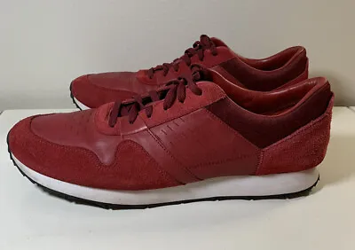 Ugg Australia Trigo 1017002 Fashion Tennis Shoes Suede Leather Men’s Sz 14 Red • $24.99