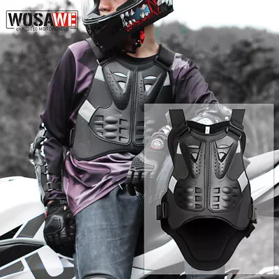 WOSAWE Motocross Body Armor Jacket Vest Protective Guards Racing Protector Adult • $43.56