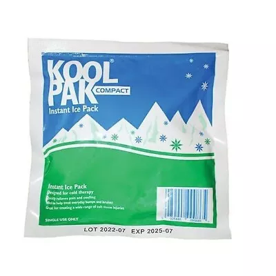 Koolpak Compact Instant Ice Packs Small Sports Injury Pain Relief X10 • £12.99