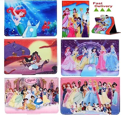 Case For 7  8  9.7 10.1  10.2  10.4  10.5  Size Tablet Disney PRINCESS TAB Cover • £15.99