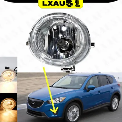 Front Bumper Fog Light Lamps H11 Bulbs For Mazda 3 6 5 MX-5 Miata CX-7 Left • $22.19