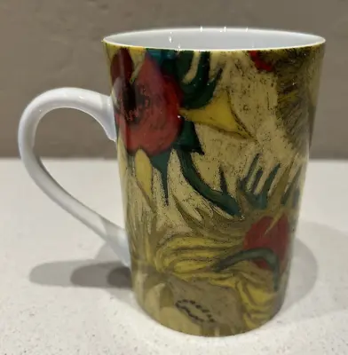 Van Gogh Museum Sunflowers Mug Porcelain Amsterdam • $9.95