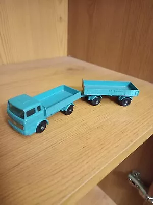 Vintage Matchbox Mercedes Truck And Trailer Combination.  Good Condition.   • £1.88