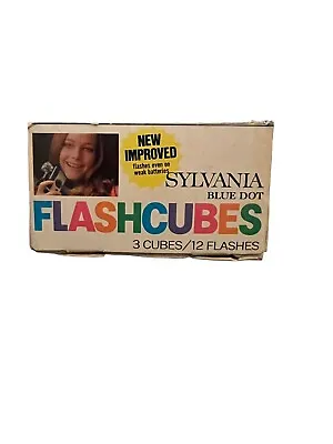 $12.99 • Buy (3 Cubes/12 Flashes) Sylvania Magicubes Blue Dot Flash Cubes