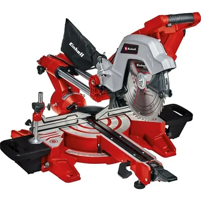 Einhell TE-SM 254 Dual Sliding Mitre Saw | Laser Guide Dust Bag Clamp [GRADED] • £199.99