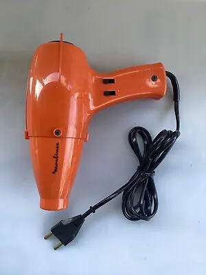 Moulinex  Vintage Hair Dryer Orange 60’s - 70’s  • $36.95