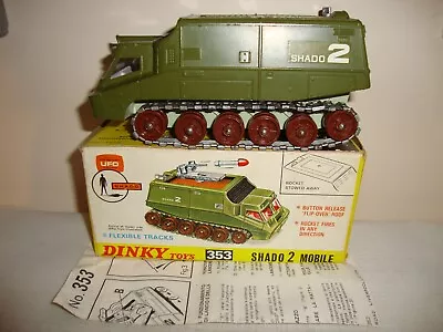 DINKY TOYS 353 UFO SHADO 2 MOBILE - EXCELLENT In Original BOX • $277.46