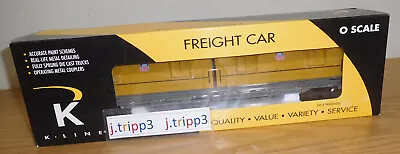 K-line K676-2111 Union Pacific Railroad Coil Car O Scale Train Freight #249091 • $69.95