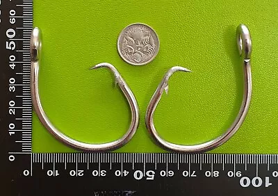 $18.62 • Buy 20x DFS PRO 15/0 TUNA CIRCLE STAINLESS STEEL FISHING HOOK Heavy Gauge Big Game