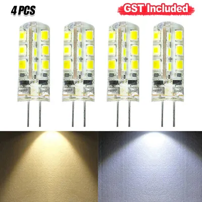 4/20PCS G4 3W Cool White LED 12V DC Light Corn Bulbs 24 SMD Silicone Lamp Globe • $14.09