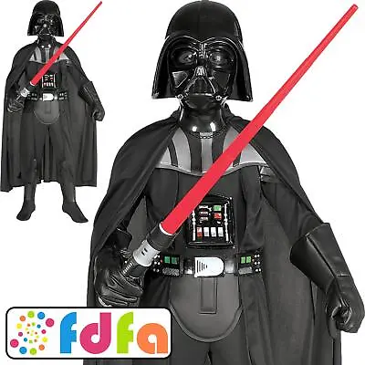 Rubies Official Darth Vader Star Wars Ep3 Boys Fancy Dress Costume New • £25.59