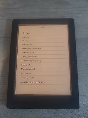 Kobo Aura H20 Edition 2 E Reader Good Clean Condition Free Uk Post • £79.99