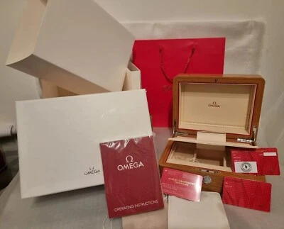 £99 • Buy Omega Replacement Wooden Watch Storage Box Gold Yellow