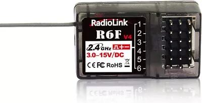 NEW Radiolink R6F V4 6CH 2.4GHz Receiver W/Surface Long Range FREE US SHIP • $15.95