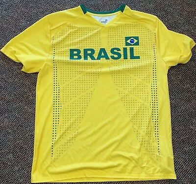 Brasil Brazil Soccer Gen2 Soccer Performance Mens Shirt New Size Large • $11.90