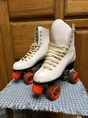 Vintage Women's White Labeda Roller Derby Roller Star Roller Skates Size 7 965 • $120