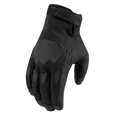 Icon Hooligan CE Gloves Mesh MX Style For Motorcycle Riding - FREE RETURNS • $30