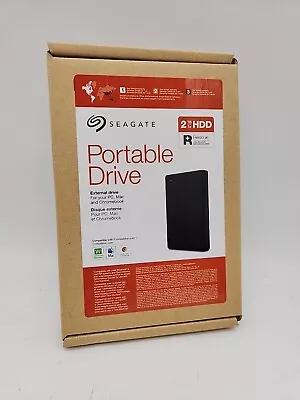 Seagate STGX2000400 2TB USB 3.0 External Hard Drive - Black • $64.99