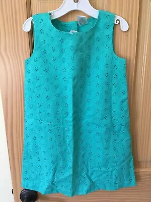 NWT Gymboree Green Eyelet Dress Girls Outlet Easter Wedding Holiday • $12.95