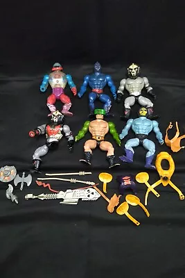 Lot Of He-Man Figures & Accessories Masters Of The Universe Vintage 80s MOTU • $14.99