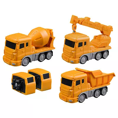 Magnetic Transform Engineering Car Assembled Toys Orange 26/16/8 PCS • $56.29