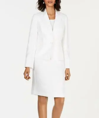 LE SUIT 18 Vanilla Ice Notch Collar 2-Pc. Skirt Suit NWT $200 • $79.99