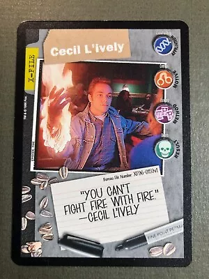 X-Files CCG Cecil L’ively Card 1996 NM PF • $1.75