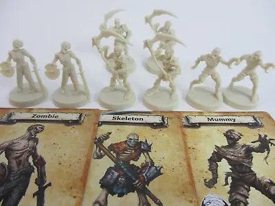 HeroQuest: 8x UNDEAD Minis & Cards NEW!! • $16.95