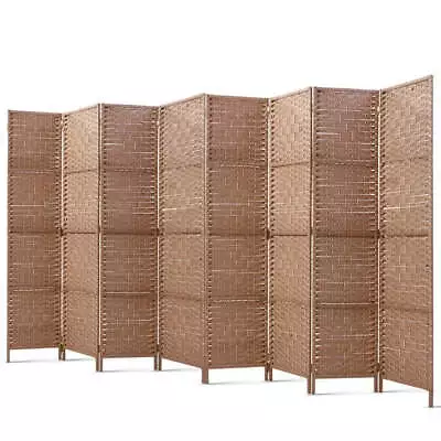 Artiss 8 Panel Room Divider Screen Privacy Timber Foldable Dividers Stand Natura • $335.99