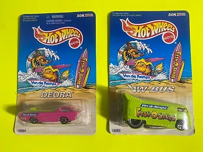 Hot Wheels Van De Kamp's 1997 (Lot Of 2) Cars VW BUS & DEORA - NEW SEALED • $17.27