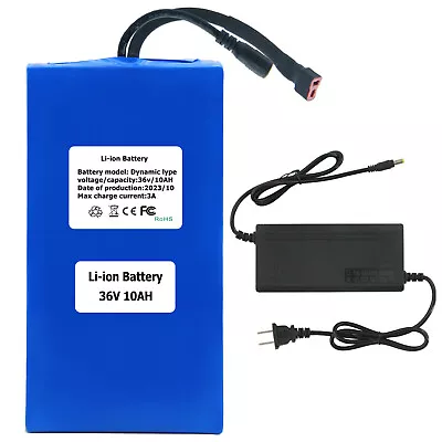 36V Battery Ebike Battery36V 10Ah Electric Bike Scooter Lithium Battery 500W • $139