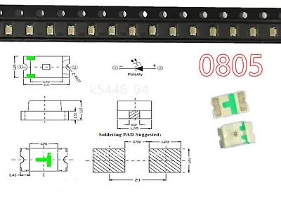 100pcs SMD LED 0402 0603 0805 1206 3528 5730 Diodes Single Chip RGB Light PCB • $9.99