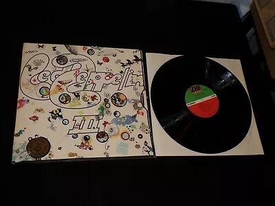 Led Zeppelin III Vinyl Record Album Rare Wt Spin Wheel Cover Atlantic SD7201 • $10.50