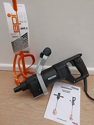 £209.89 • Buy REFINA MM19 MEGAMIXER 240V 1000W Plaster Mixer Drill + 130mm 031302 Paddle