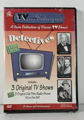 TV From Yesteryear Detectives[DVD 2000] Mr & Mrs North / Gangbusters / Sherlock • $13.95