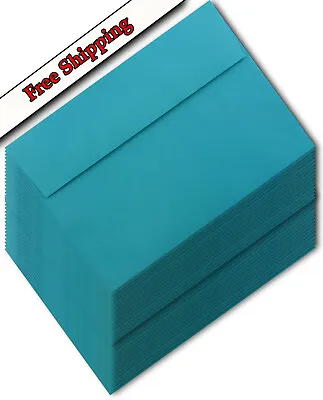 25 Aqua Teal A2 70lb 4-3/8 X 5-3/4 Prestige Envelopes For 4-1/8x5-1/2 Invitation • $9.60