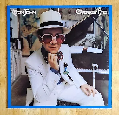 Elton John  Greatest Hits  Vinyl LP Record VG+  Your Song   Crocodile Rock • $13.76