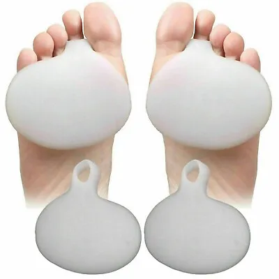 2 X Gel Metatarsal Sore Ball Of Foot Pain Cushions Pads Insoles Forefoot Support • £2.85