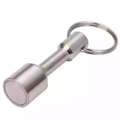 Super Strong Metal Magnet Keychain Split Ring Pocket Keyring Hanging Holder  • $3.38