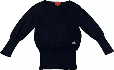 Vivienne Westwood Authentic Vintage Red Label Cotton Knit Jumper Made In Italy • $59.99